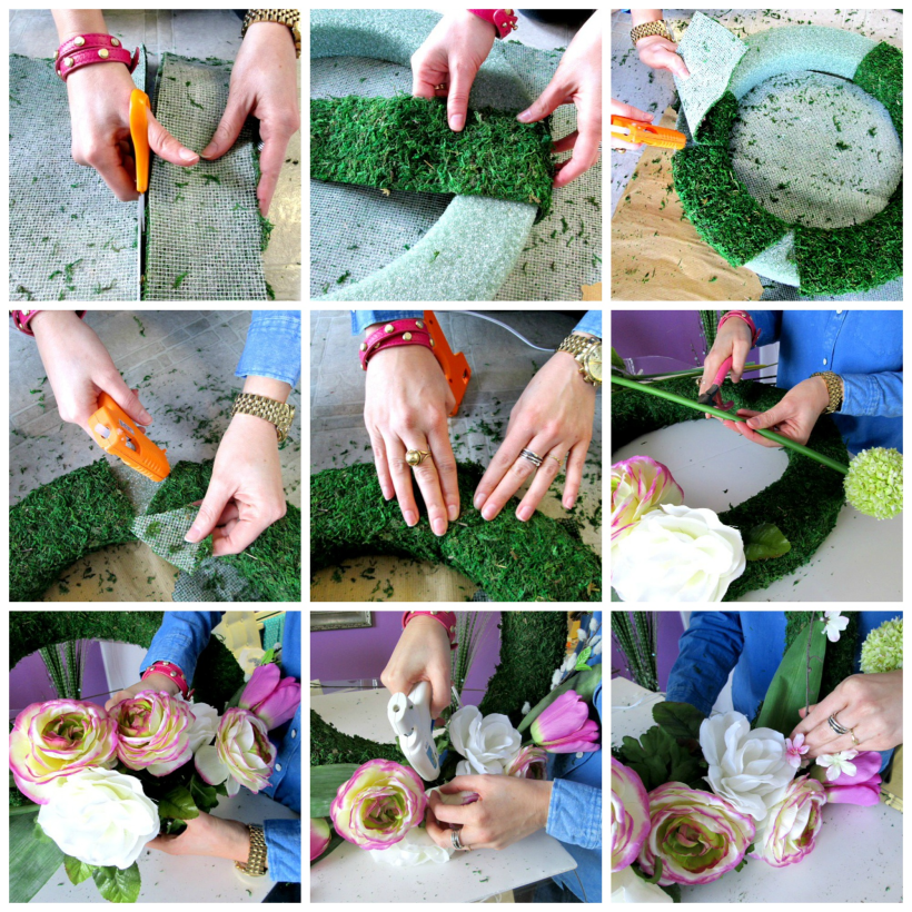 DIY Spring Wreath How To