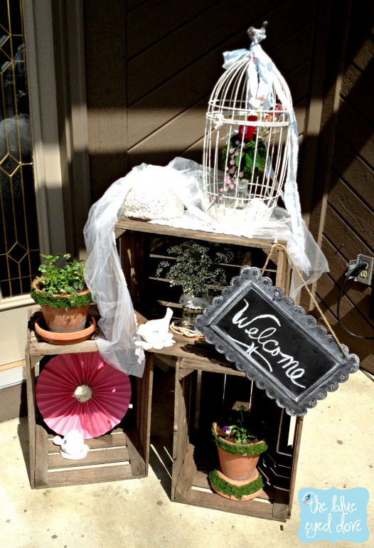 Shabby Chic Bridal Shower Welcome