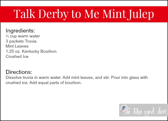 Talk Derby to Me Mint Julep