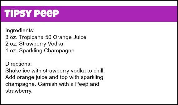 Tipsy Peep Recipe