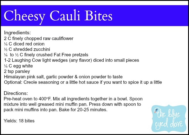 Cheesy Cauli Bites Recipe