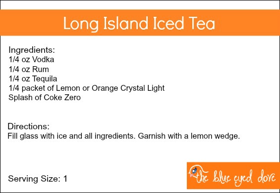 Long Island Iced Tea Recipe