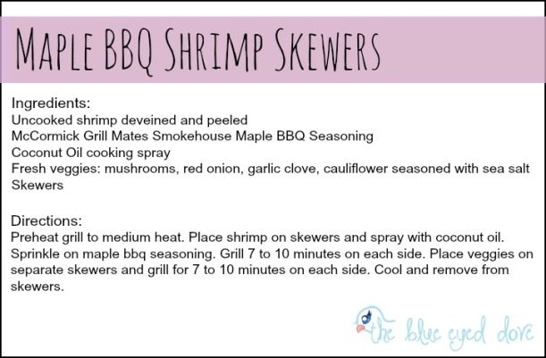 Maple BBQ Shrimp Skewers Recipe