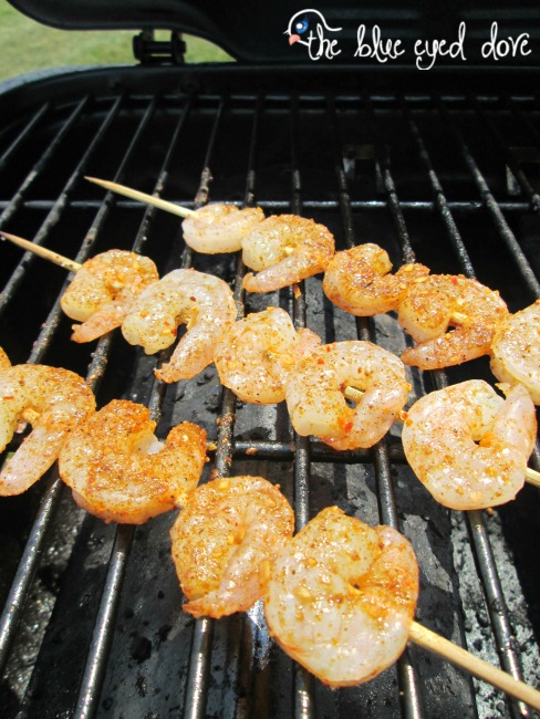 Maple BBQ Shrimp Skewers 
