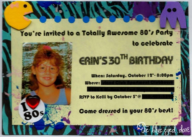 Totally 80's Birthday Bash