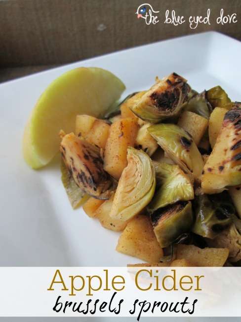 Apple Cider Brussels Sprouts