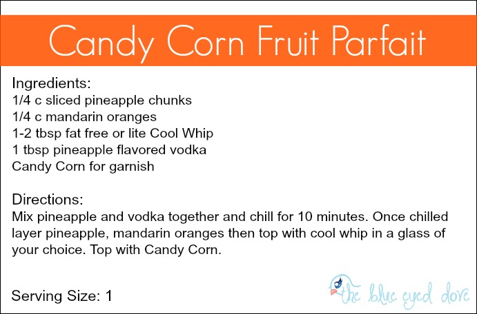 Candy Corn Fruit Parfait Recipe