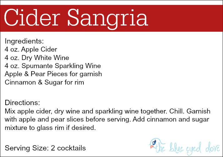 Cider Sangria Recipe