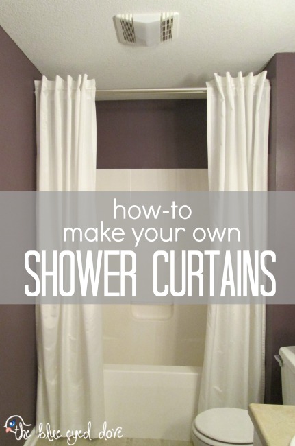How-To Make Your Own Shower Curtains