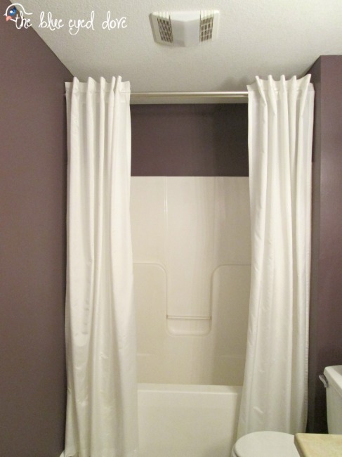 Cream Ruffle Shower Curtain Pot Leaf Shower Curtain
