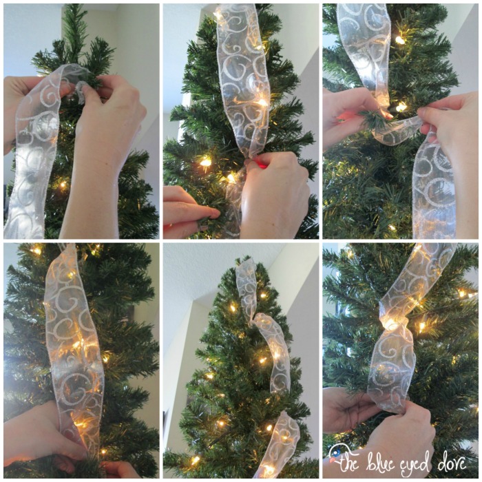 How To Hang Ribbon On A Christmas Tree